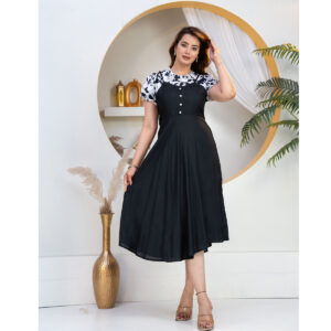 Stylish Black Dungaree Dress for Women with Inner Top